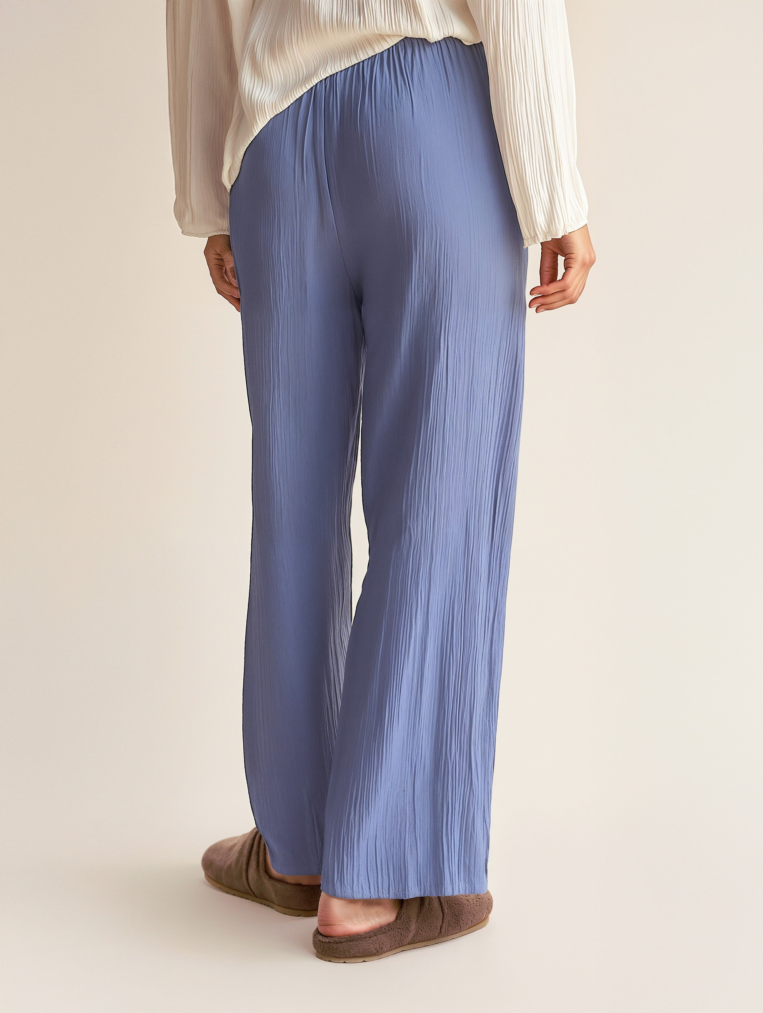 Drawstring Wide Leg Pants 2