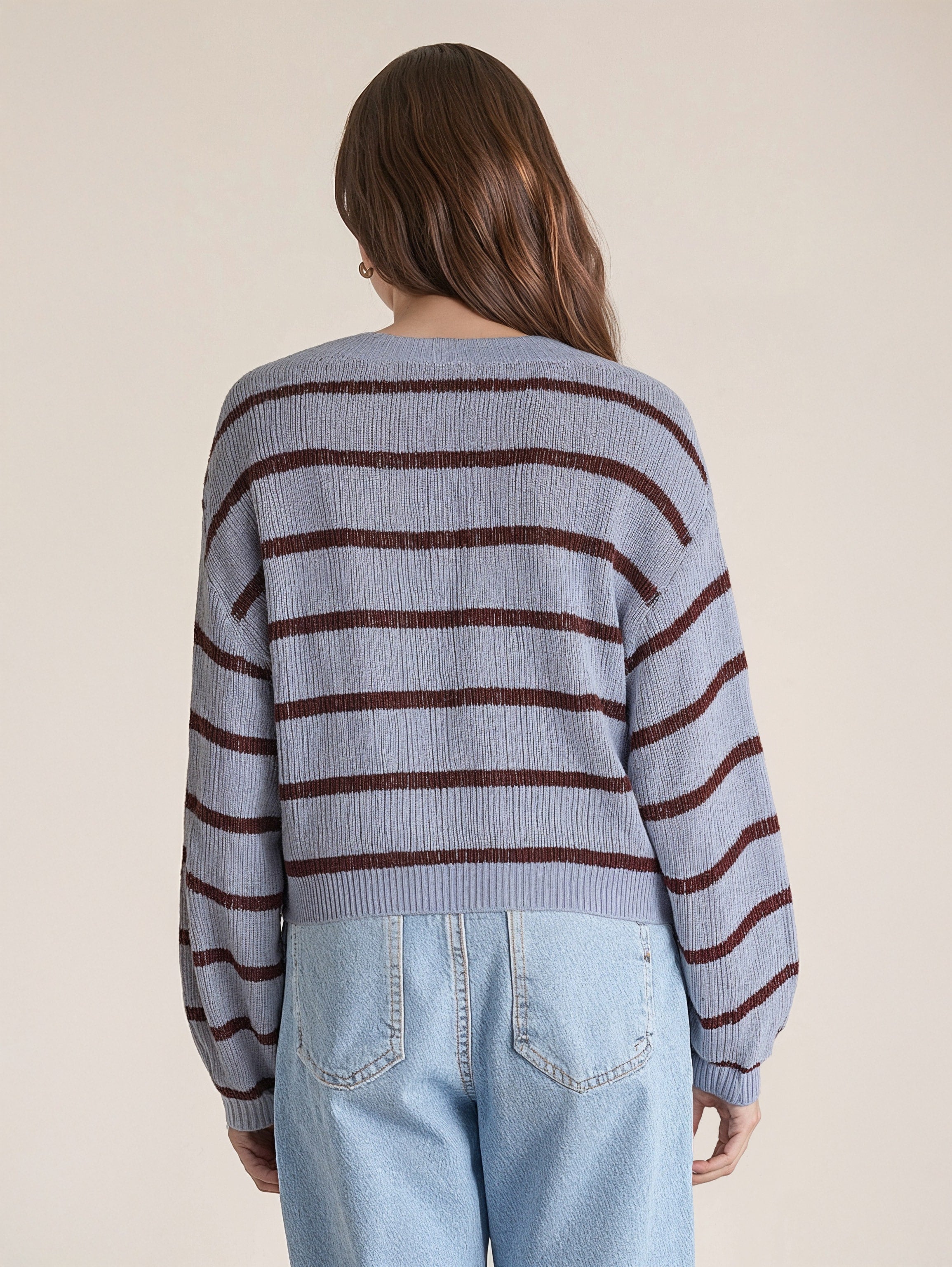 Relaxed Stripe Knit