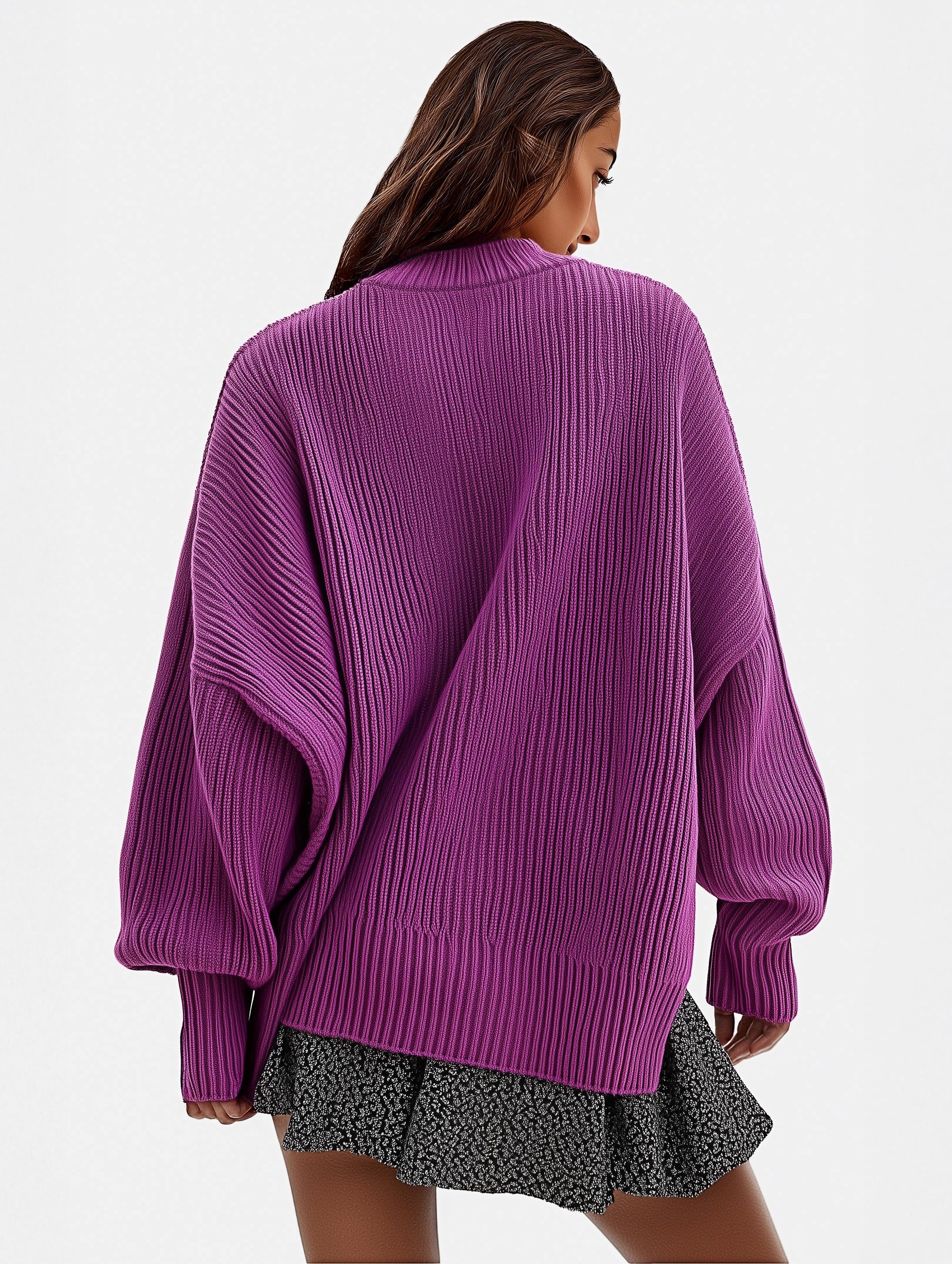 Oversized Crinkle Sweater 2