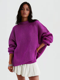 Oversized Crinkle Sweater
