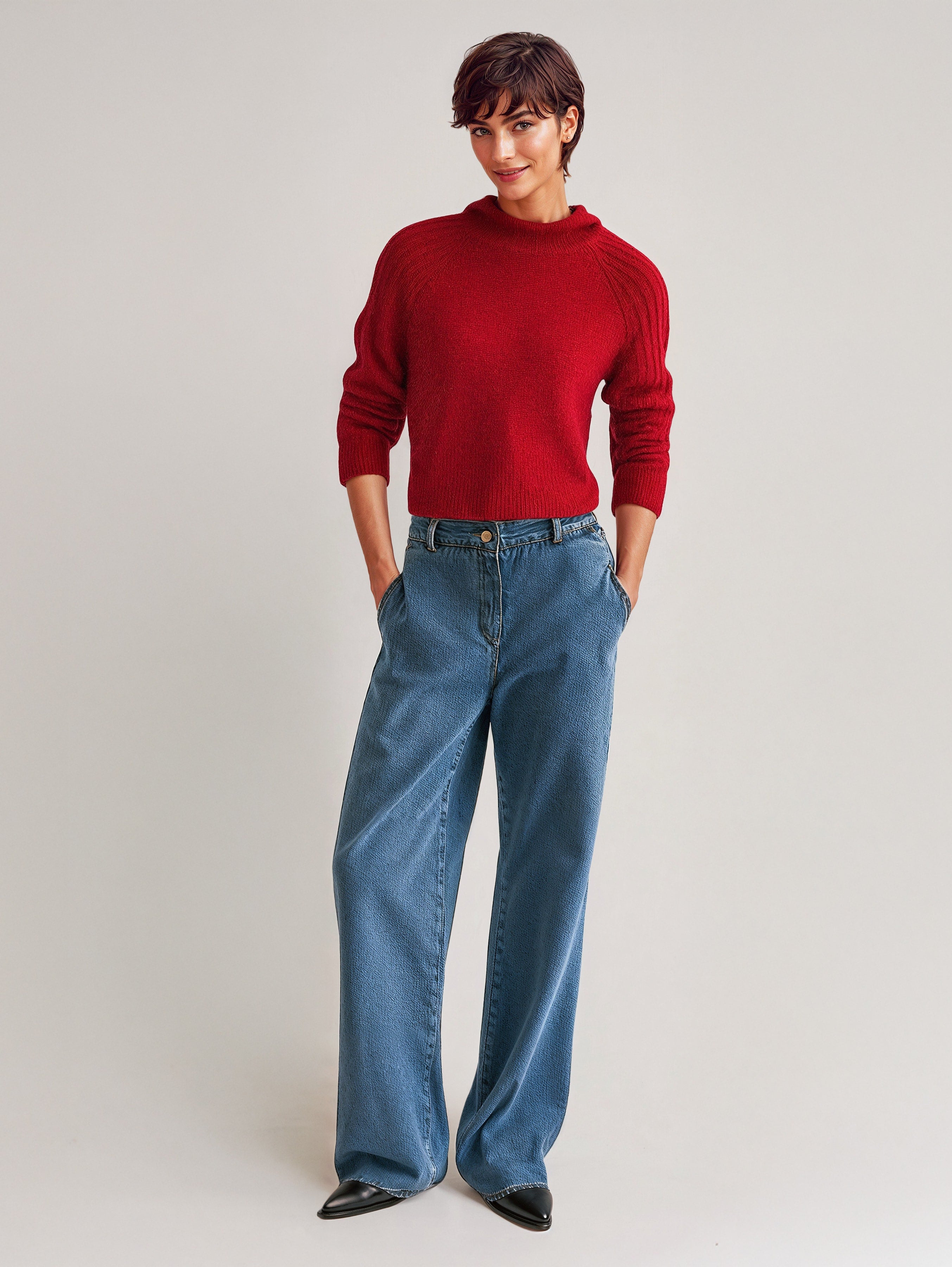 Mock Neck Pullover