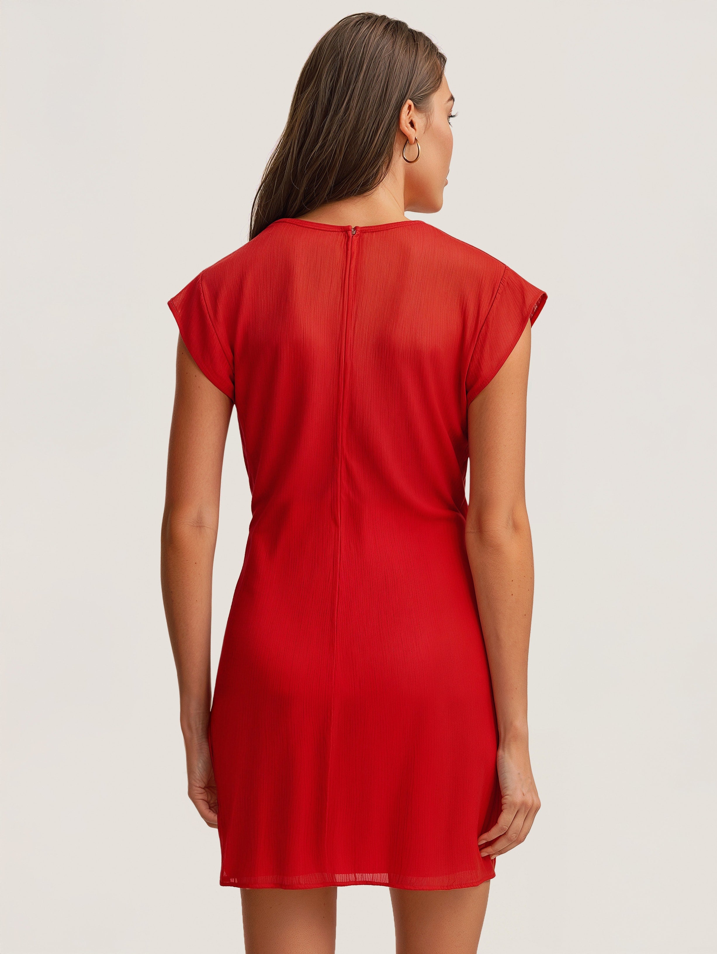 Cap Sleeve Mini Dress