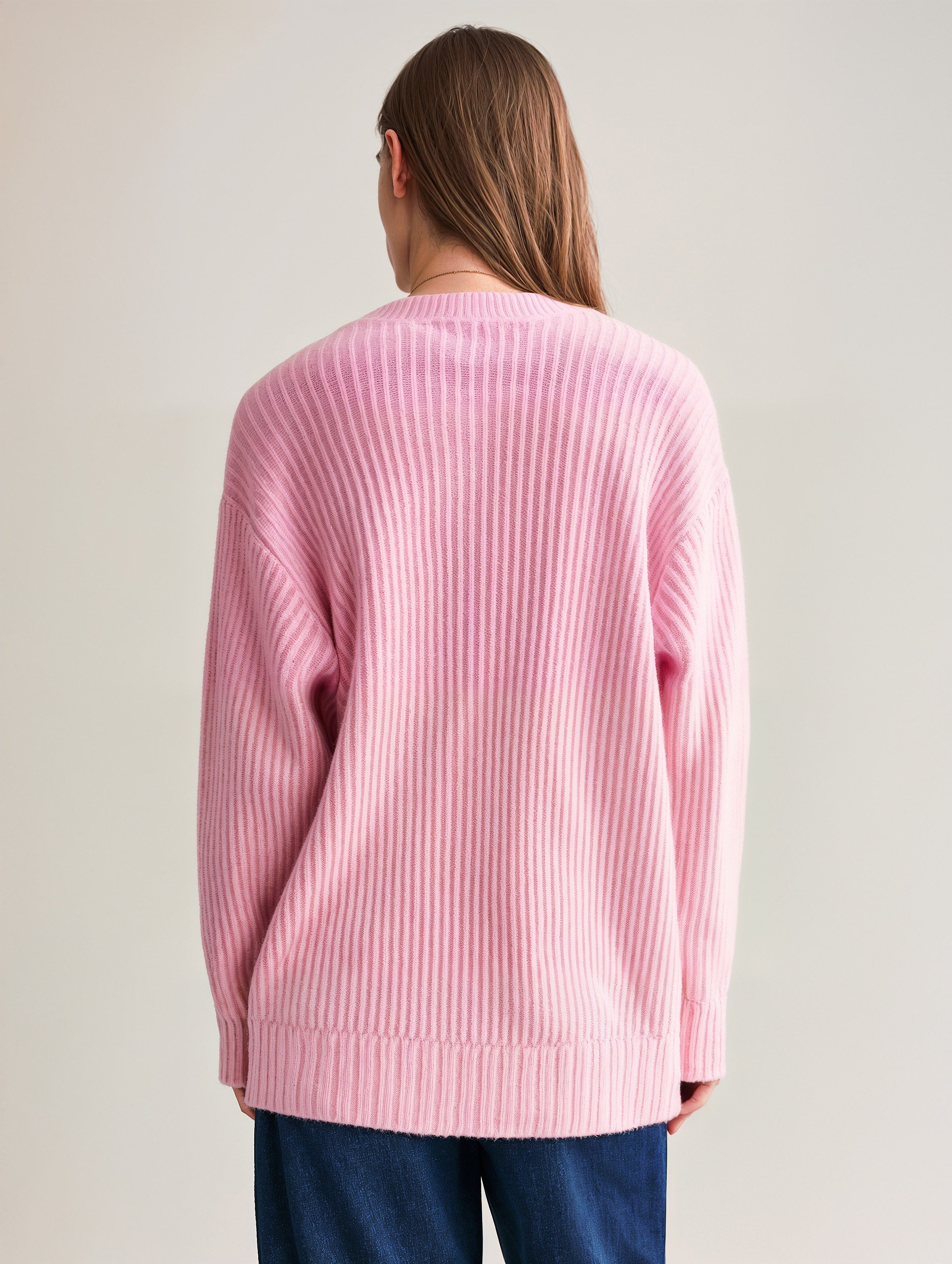Ribbed Knit Cardigan 3