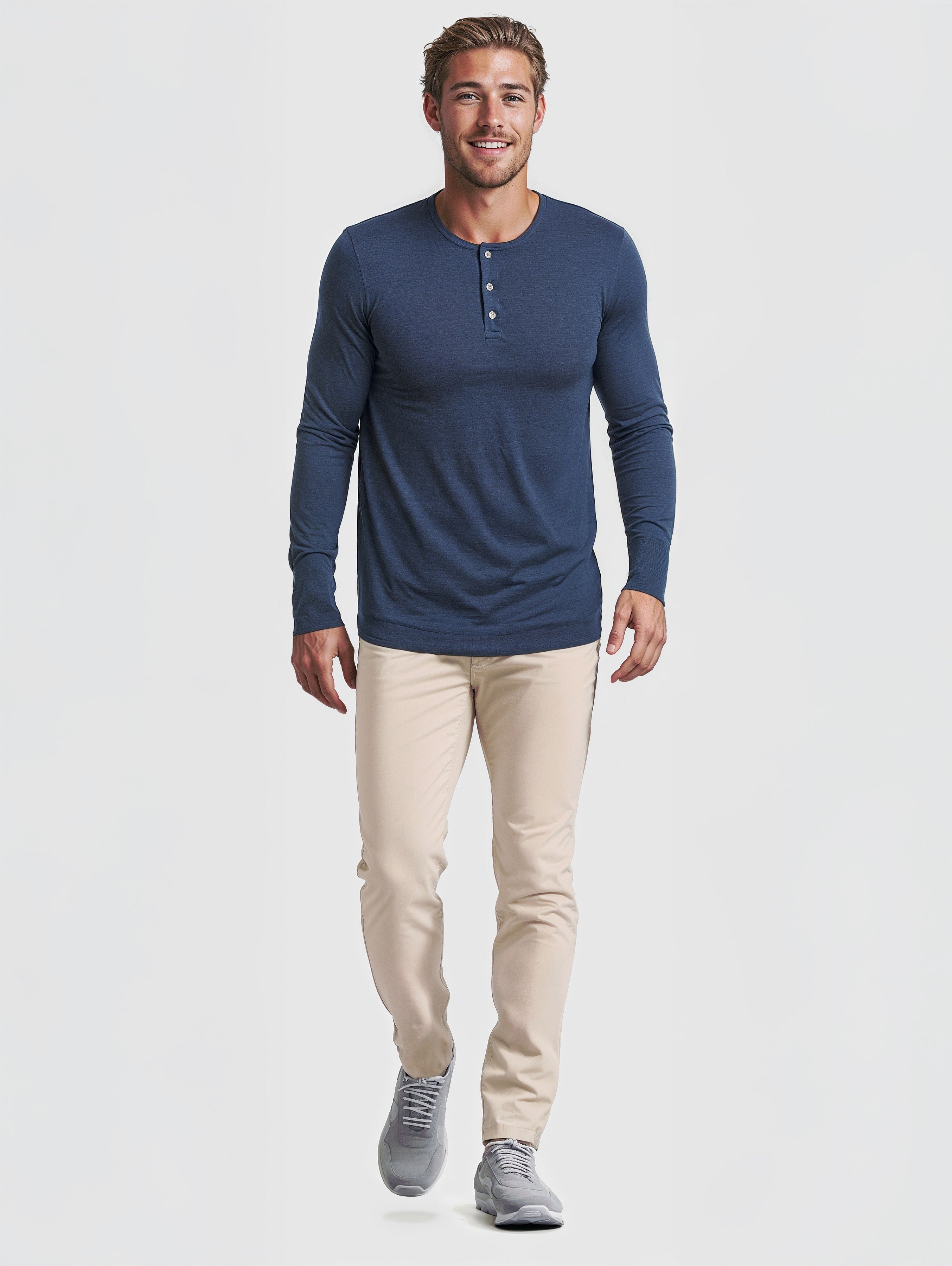 Henley Long Sleeve 1