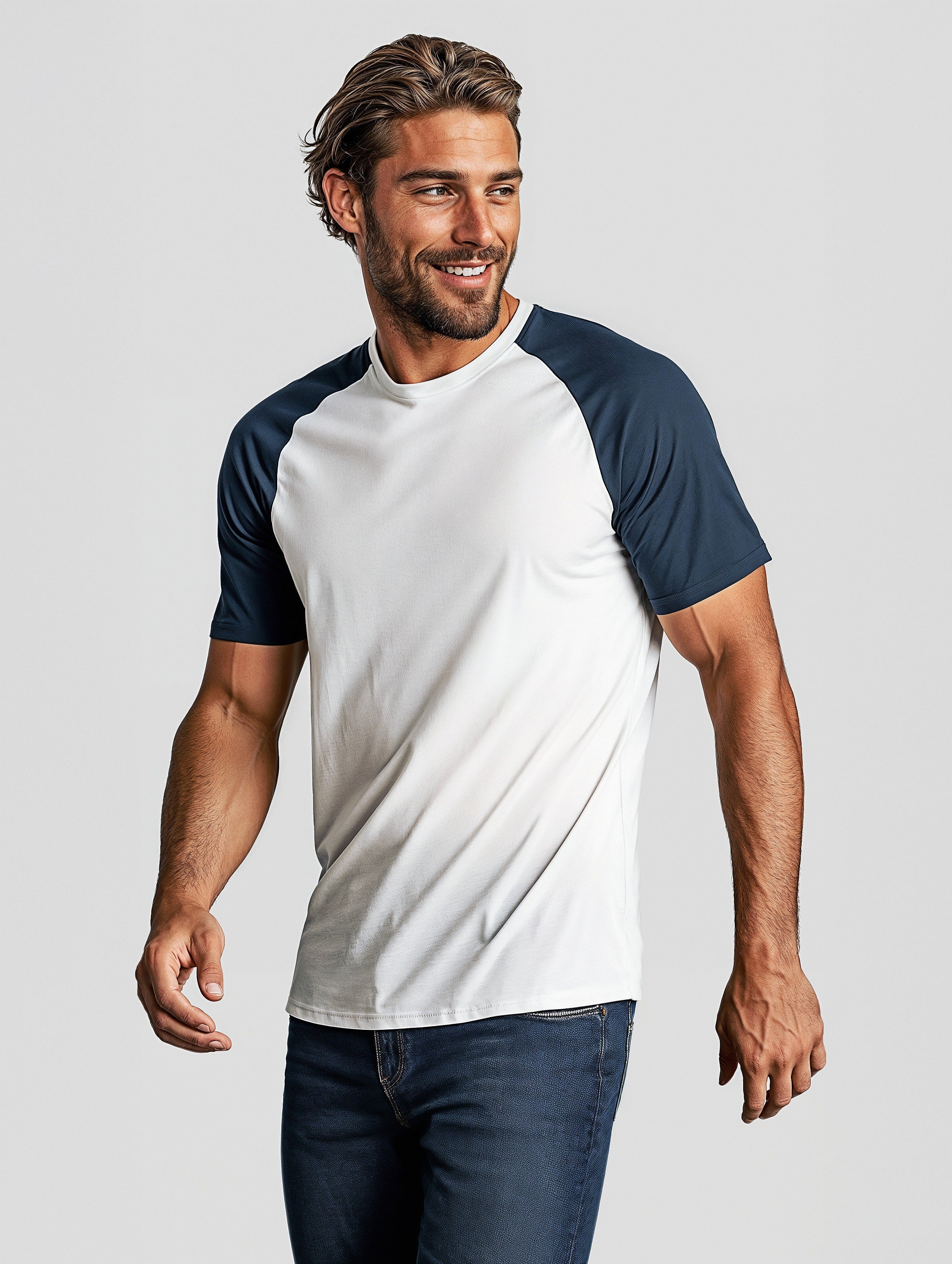Two-Tone Raglan Tee