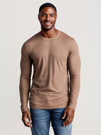 Ribbed Long Sleeve Tee
