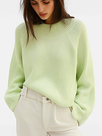 Rib Texture Pullover
